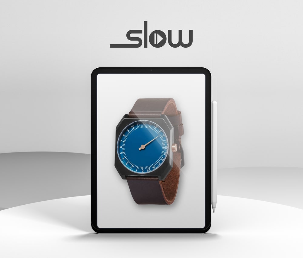 Projet pour Slow, client de CPL Design, agence spécialisée en design produit, marque et dessins horlogers