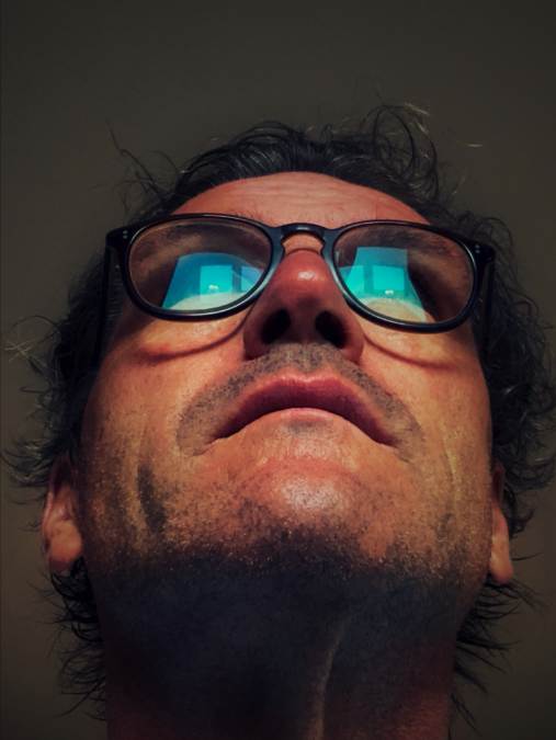 Gabriele Guidi working in a creative environment, showcasing the expertise of a design studio.