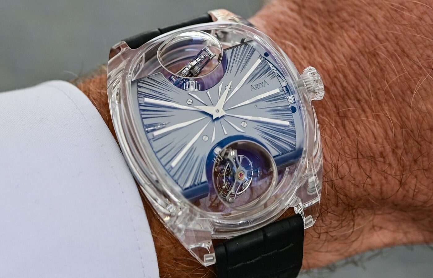 ArtyA Complexity Métiers d'Art: Hand-Finishing Meets a Double Inclined Tourbillon Case Design