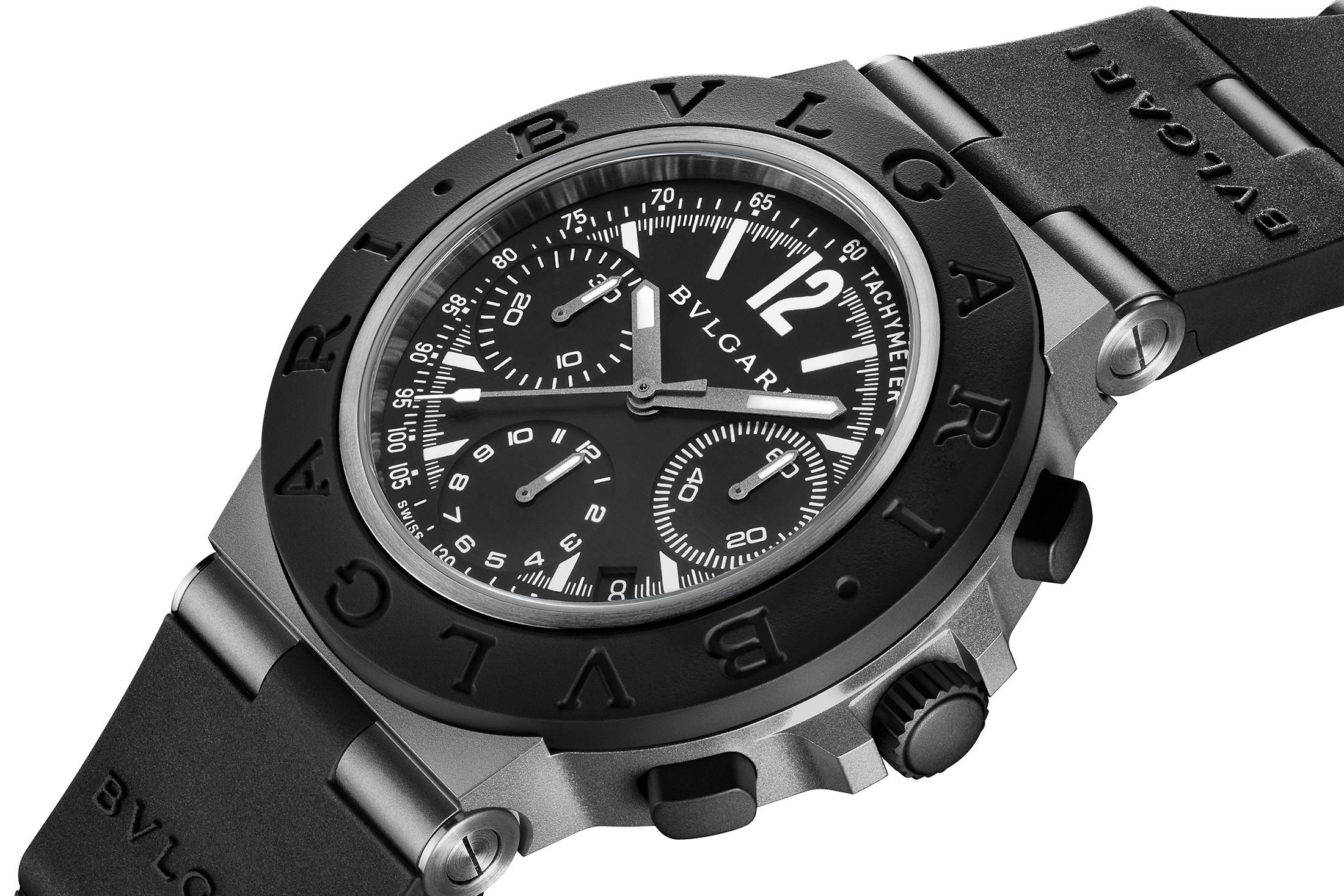 Bulgari Titanio Chronograph and GMT: How Titanium Reshapes the Brand's Sport Watch Case Design - view 3 (Hodinkee)