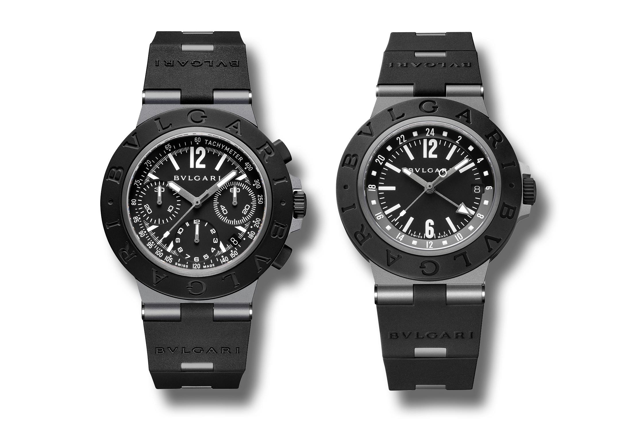 Bulgari Titanio Chronograph and GMT: How Titanium Reshapes the Brand's Sport Watch Case Design - view 2 (Hodinkee)