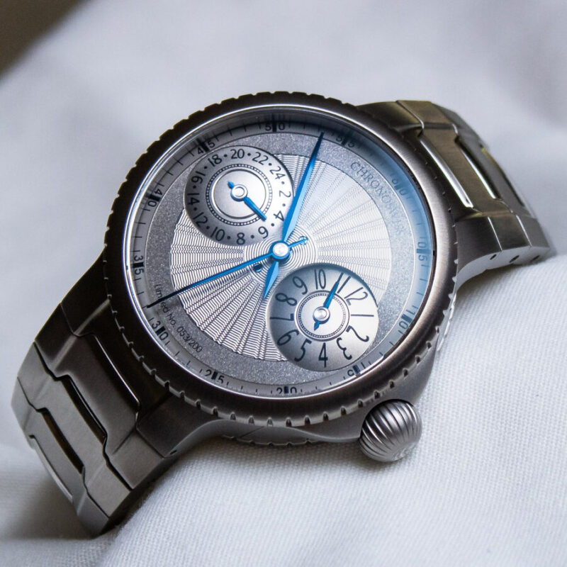 Chronoswiss PULSE GMT Silver Guilloché: Dual-Time Case Design Meets Guilloché Dial Craft