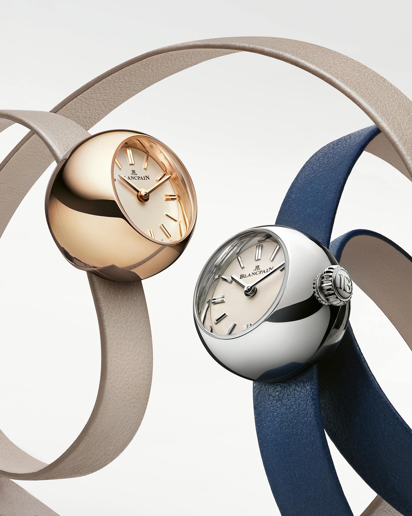 Blancpain Lady B: Case Design for a Spherical Mechanical Jewel Watch - view 3 (Hodinkee)