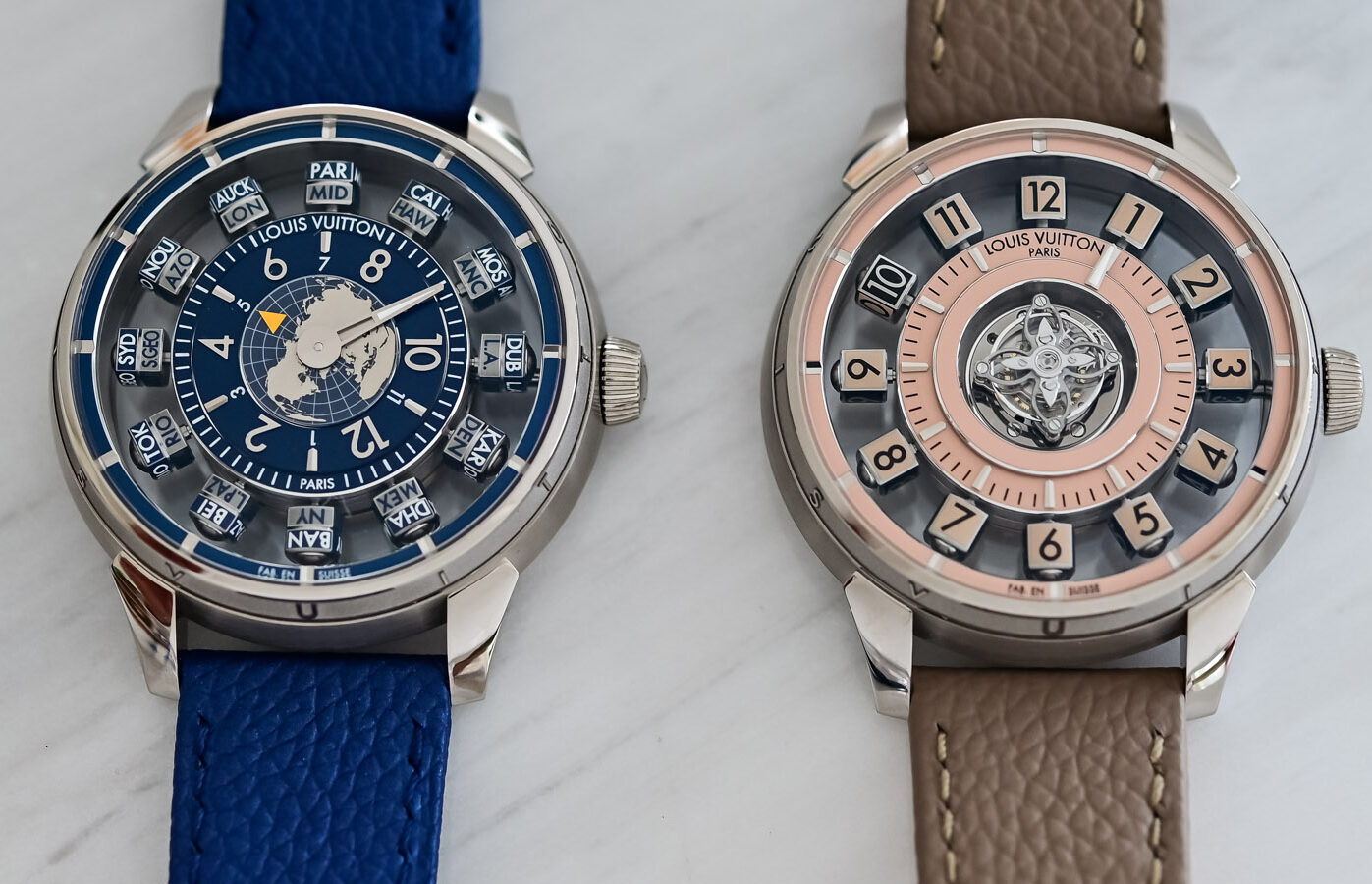 Louis Vuitton Tambour Spin Time Goes Permanent: Case Design and Dial Legibility Across Five References
