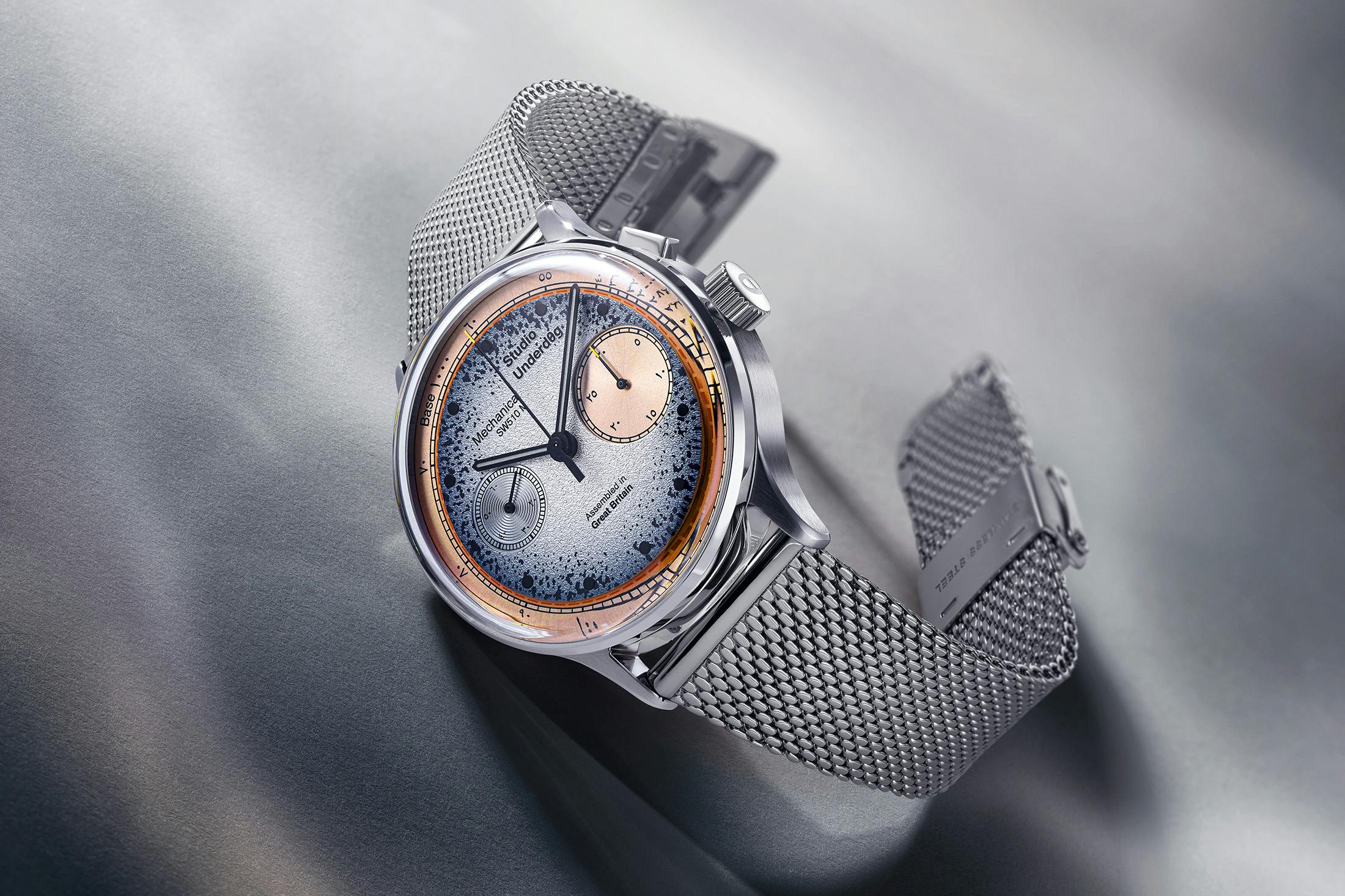 Studio Underd0g x Ahmed Seddiqi Chan3ad: Kingfish Colour Science Meets Case Design - view 2 (Hodinkee)