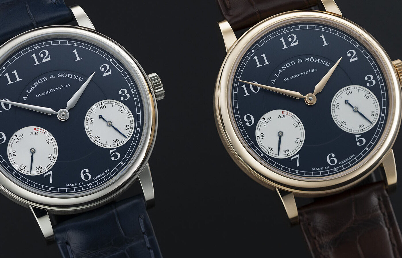 A. Lange & Söhne Shrinks the 1815 Up/Down to 37.5mm, Adds Blue Dial in New Limited Editions