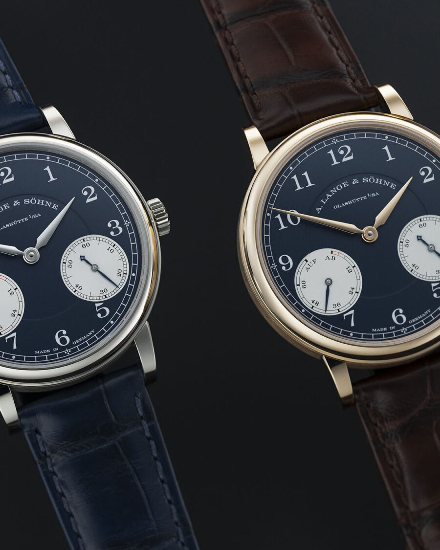A. Lange & Söhne réduit la 1815 Up/Down à 37,5 mm et dévoile un cadran bleu en nouvelles éditions limitées