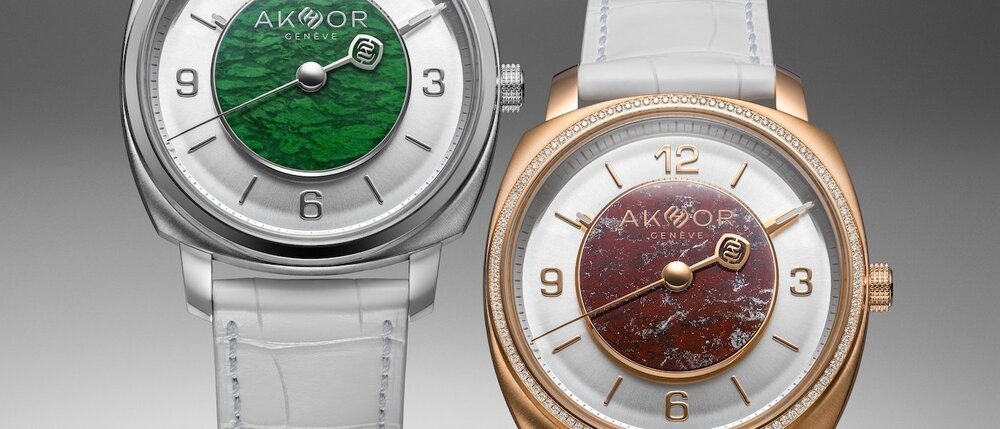 Akhor's AK-10 Stone Dials: Engineering Stromatolite and Maw Sit Sit into a Suspended Dial Architecture (EUROPA STAR is an international watch magazine bringing news and business analysis on the global watch industry, the latest timepieces, and luxury events in Switzerland and around the world.)